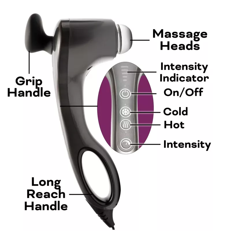 Reviber RV-MAHC-EFGDI/1,0 massajador de percussão quente e frio ER12