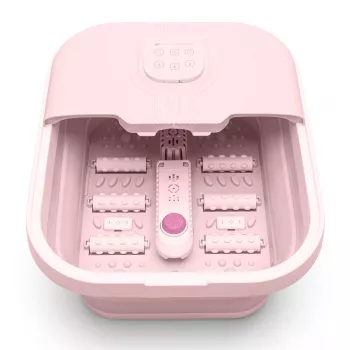 RIO FTBH13-EU-PK/1,3 Deluxe spa de pés dobrável rosa