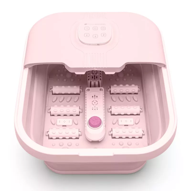RIO FTBH13-EU-PK/1,3 Deluxe spa de pés dobrável rosa