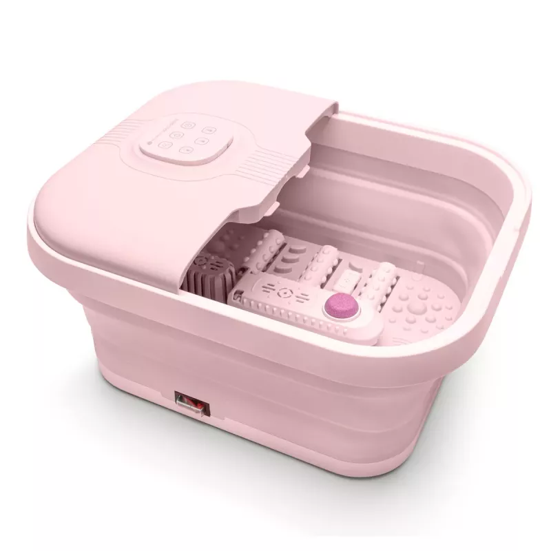 RIO FTBH13-EU-PK/1,3 Deluxe spa de pés dobrável rosa