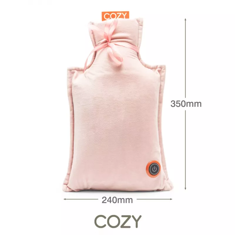 Bodi-Tek BT-WBHT-EU/1.0 COZY botija de água quente recarregável - cinzento