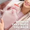 Bodi-Tek BT-WBHT-EU/1.0 COZY botija de água quente recarregável - cinzento