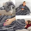 Bodi-Tek BT-BLHT-EU/1.0 COZY manta elétrica Snuggle Blanket Heated Throw 130 x 160 cm, cinzento