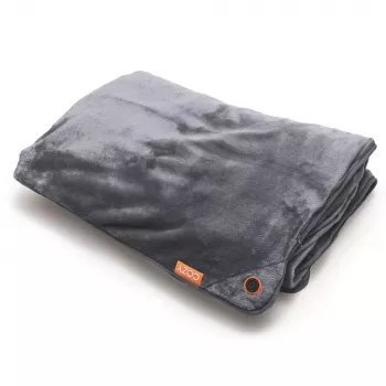 Bodi-Tek BT-BLHT-EU/1.0 COZY manta elétrica Snuggle Blanket Heated Throw 130 x 160 cm, cinzento