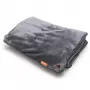 Bodi-Tek BT-BLHT-EU/1.0 COZY manta elétrica Snuggle Blanket Heated Throw 130 x 160 cm, cinzento