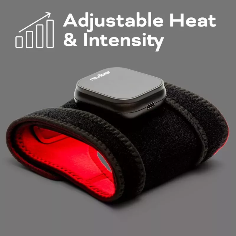 Reviber RV-MATP-EU tapete de fototerapia infravermelha - 660nm e 850nm, 120 LEDs, neoprene flexível