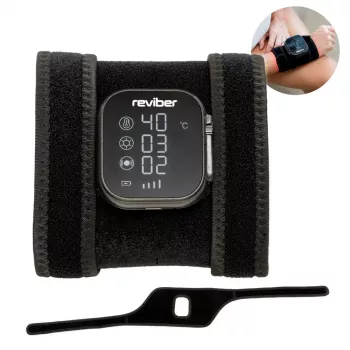 Reviber RV-MATP-EU tapete de fototerapia infravermelha - 660nm e 850nm, 120 LEDs, neoprene flexível
