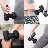 Reviber RV-MABS-EU/1,0 massajador muscular Shiatsu com calor infravermelho, 8 nós, 3 velocidades, preto