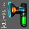 Reviber RV-MABS-EU/1,0 massajador muscular Shiatsu com calor infravermelho, 8 nós, 3 velocidades, preto