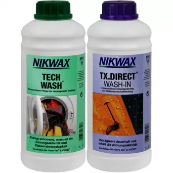 Nikwax Tech Wash + TX.Direct Wash-In lavagem à máquina 1000 ml