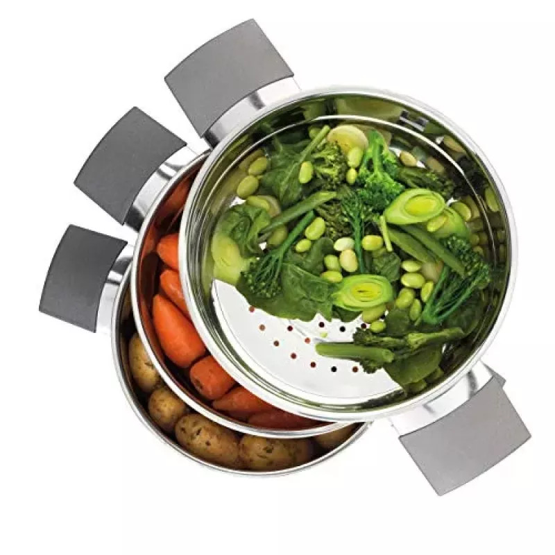 Russell Hobbs RH011701EU7 Excellence panela a vapor de 3 níveis 9L 1000W temporizador digital