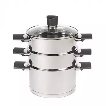 Russell Hobbs RH011701EU7 Excellence panela a vapor de 3 níveis 9L 1000W temporizador digital