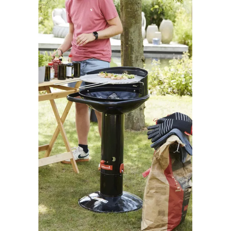 Barbecook Grelhador a carvão Loewy 45, 43 x 43 x 97 cm, preto