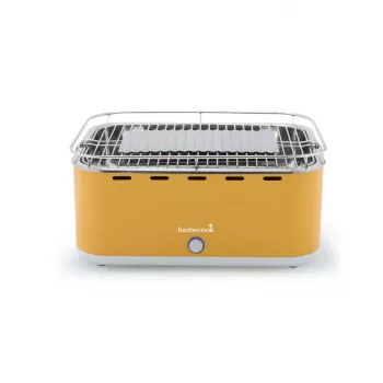 Barbecook Grelhador de mesa a carvão Carlo 44x33x21 cm Yellow Sunshine