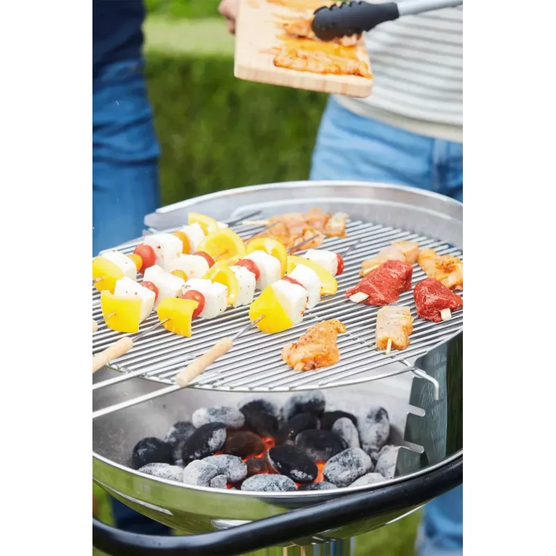 Barbecook Loewy 50 SST Grelhador a carvão, 51,5 x 56 x 99 cm, prateado