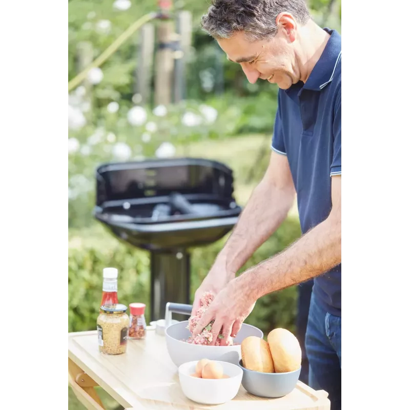 Barbecook Grelhador a carvão Loewy 55, 59,8 x 35,4 x 101 cm, preto