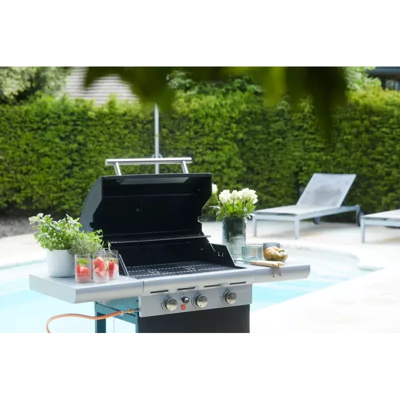 Barbecook Grelhador a gás Spring 3112 com arrumação, 115 x 55 x 133 cm