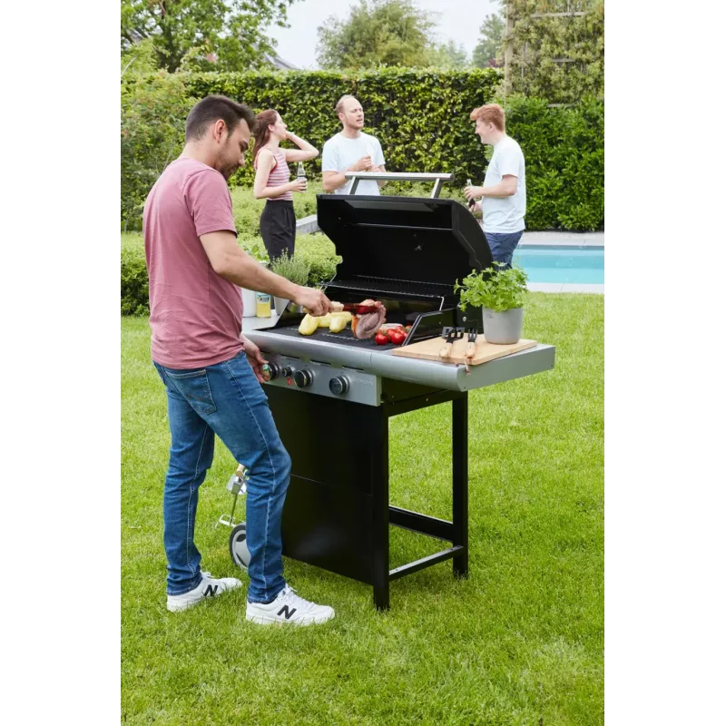 Barbecook Grelhador a gás Spring 3112 com arrumação, 115 x 55 x 133 cm