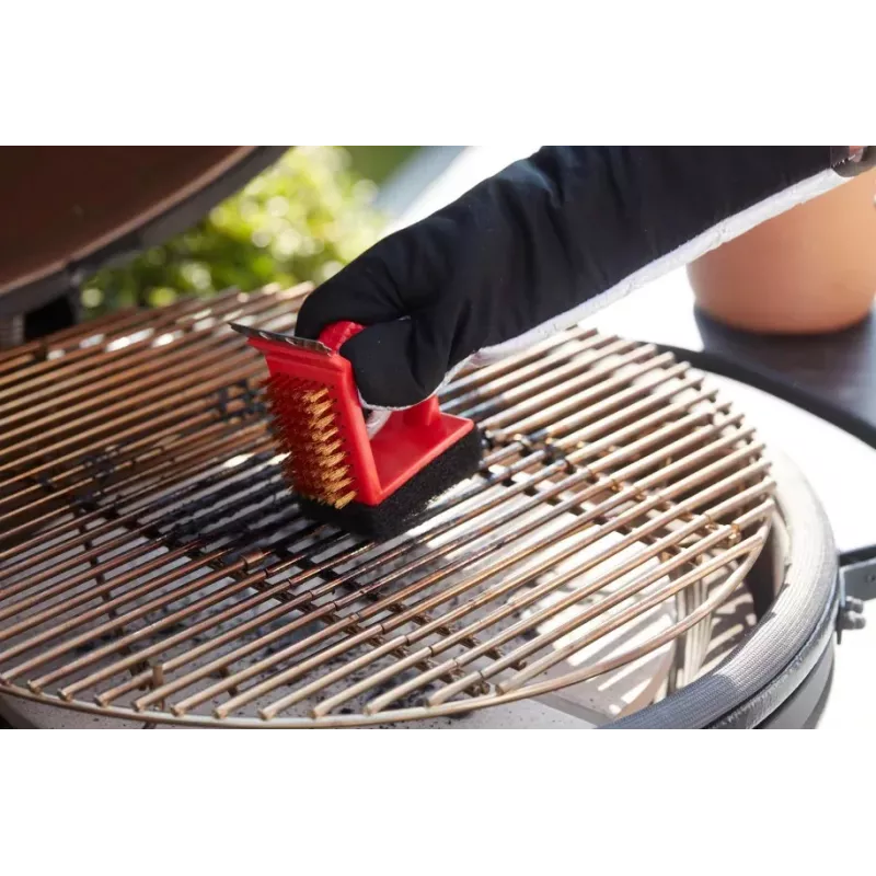 Barbecook Escova de limpeza para churrasco 3-em-1 vermelha (24 unidades/expositor) BC-ACC-7064