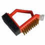 Barbecook Escova de limpeza para churrasco 3-em-1 vermelha (24 unidades/expositor) BC-ACC-7064