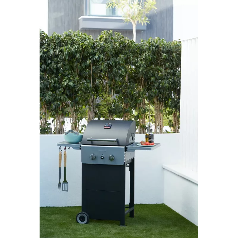 Barbecook Grelhador a gás Spring 2002, 111 x 55 x 115 cm, preto