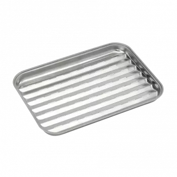 Barbecook Frigideira de grelhar reutilizável em aço inoxidável 34,5 x 24 x 3 cm BC-ACC-7079