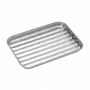 Barbecook Frigideira de grelhar reutilizável em aço inoxidável 34,5 x 24 x 3 cm BC-ACC-7079
