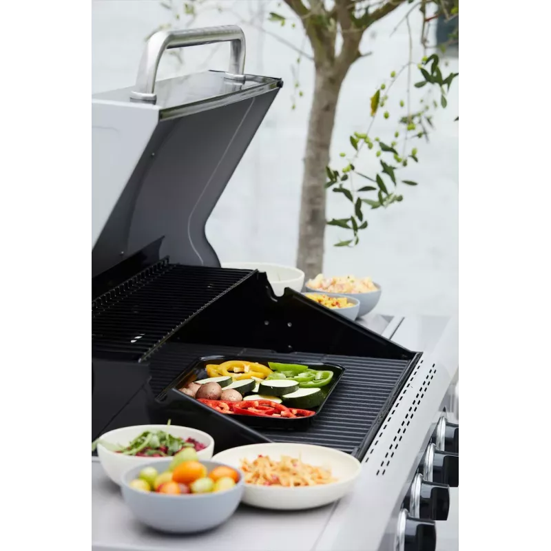 Barbecook Frigideira de grelhar reutilizável em esmalte 34,5 x 24 x 3 cm (pack de 12) BC-ACC-7080