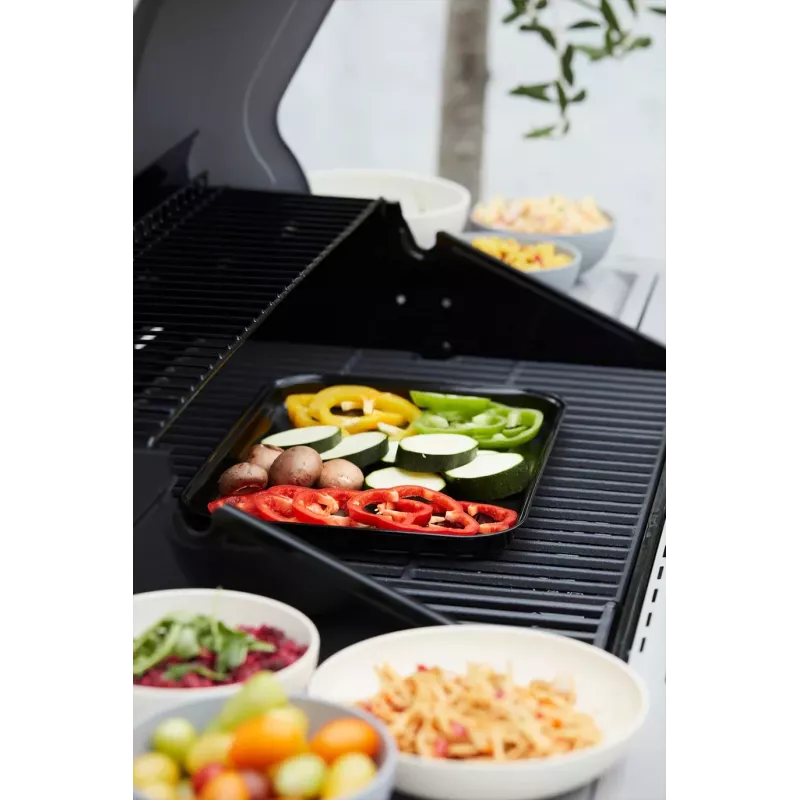 Barbecook Frigideira de grelhar reutilizável em esmalte 34,5 x 24 x 3 cm (pack de 12) BC-ACC-7080