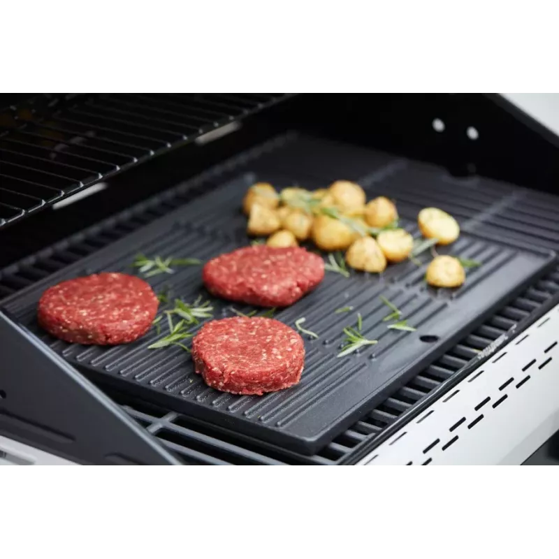 Barbecook Dynamic Core chapa de ferro fundido esmaltado, 43 x 35 x 2 cm