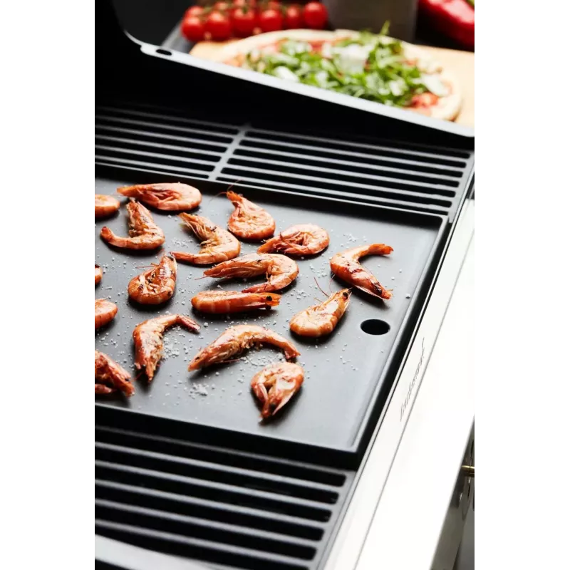 Barbecook Dynamic Core chapa de ferro fundido esmaltado, 43 x 35 x 2 cm