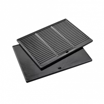 Placa de cozinhar em ferro fundido esmaltado Barbecook Dynamic Core, 43 x 35 x 2 cm