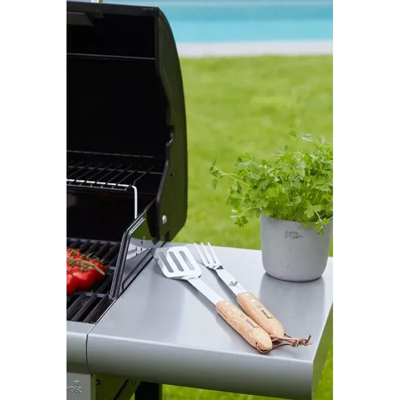 Barbecook conjunto padrão de 3 utensílios para grelhador FSC 47 cm (pack de 6) BC-ACC-7094