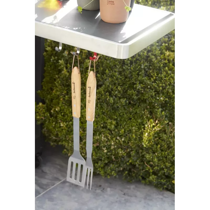 Barbecook conjunto padrão de 3 utensílios para grelhador FSC 47 cm (pack de 6) BC-ACC-7094