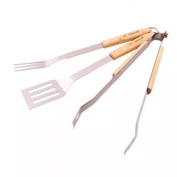 Conjunto de utensílios de churrasco Barbecook Standard FSC de 3 peças 47 cm (pack de 6) BC-ACC-7094
