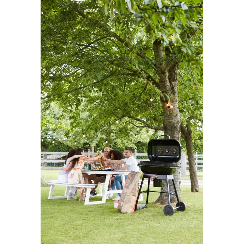Grelhador a carvão Barbecook Magnus Original, 85 x 64 x 110 cm, preto