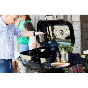 Grelhador a carvão Barbecook Magnus Comfort, 85 x 64 x 110 cm, preto