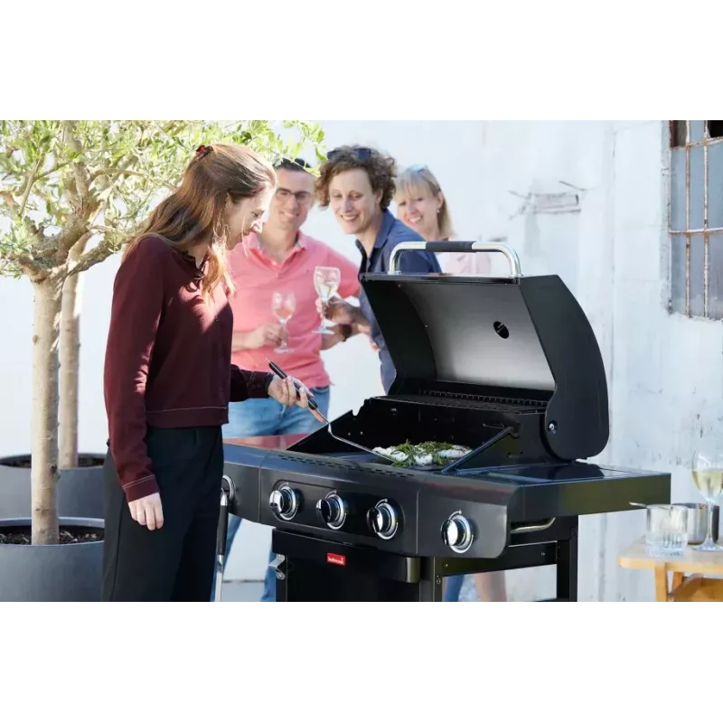 Grelhador a gás Barbecook Siesta 310 Graphite, 124 x 56 x 118 cm | BC-GAS-2072