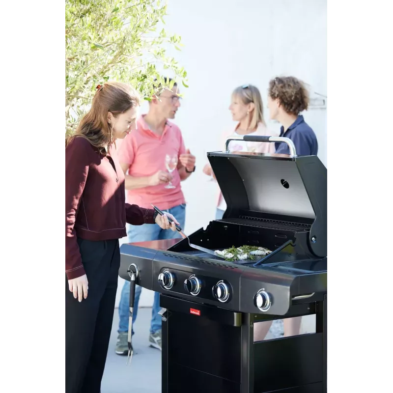 Grelhador a gás Barbecook Siesta 310 Graphite, 124 x 56 x 118 cm | BC-GAS-2072