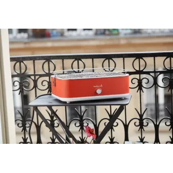 Grelhador elétrico de mesa Barbecook BC-ELE-1001 E-Carlo 2500 W vermelho