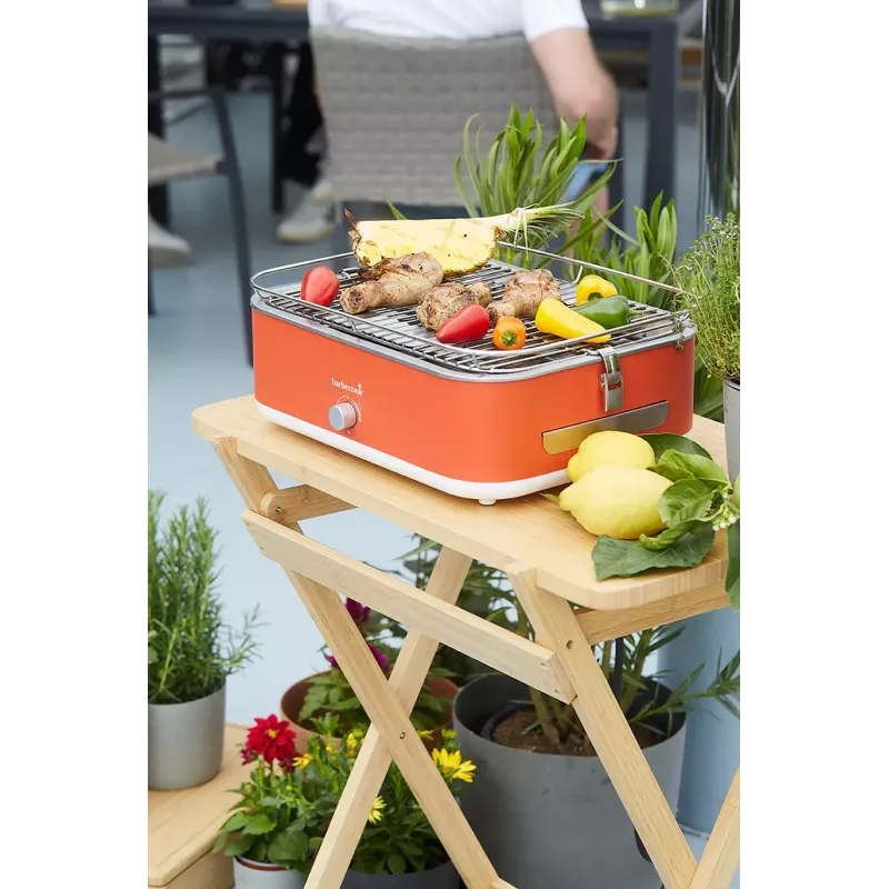 Grelhador elétrico de mesa Barbecook BC-ELE-1001 E-Carlo 2500 W vermelho