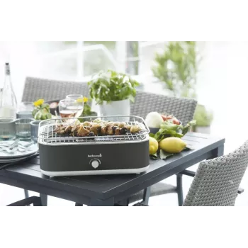 Grelhador elétrico de mesa Barbecook E-Carlo 2500 W Midnight Grey