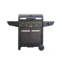 Grelhador a gás Barbecook Luca 412 com armário inferior e queimador lateral, 145,4 x 60,3 x 112,3 cm, preto