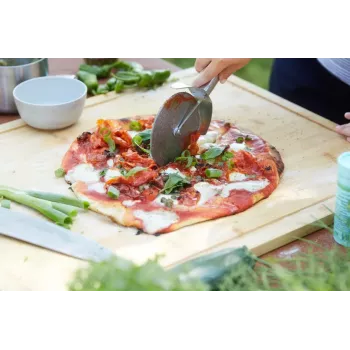 Cortador de pizza Barbecook Premium 28,7 cm lâmina de aço inoxidável cabo preto