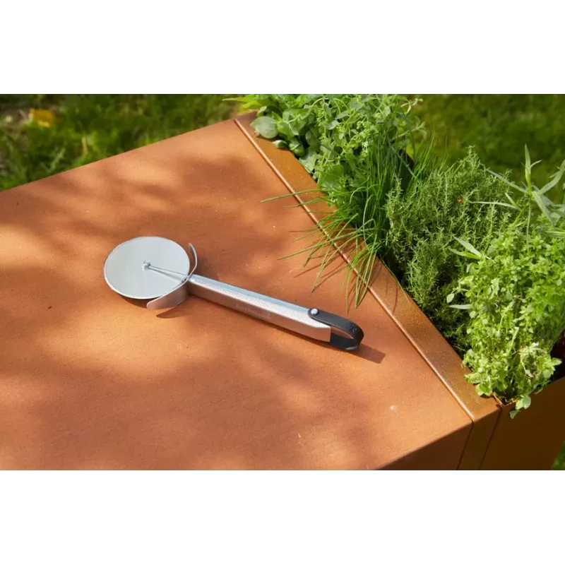 Cortador de pizza Barbecook Premium 28,7 cm lâmina de aço inoxidável cabo preto