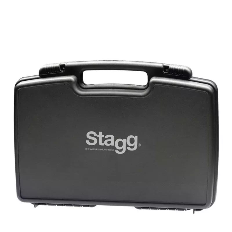 Stagg SUW 50 HH FH EU UHF True Diversity sistema sem fios com auricular de 2 canais preto