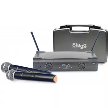 Sistema UHF sem fios Stagg SUW 50 MM FH EU preto