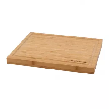 Tábua de corte em bambu com ranhura Barbecook FSC 40x30x3 cm pack de 3