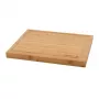 Tábua de corte em bambu com ranhura Barbecook FSC 40x30x3 cm pack de 3