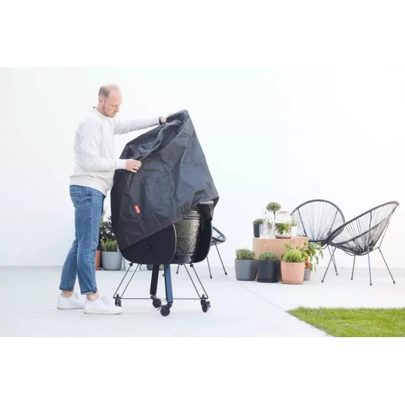 Capa Barbecook Premium para grelhador Kamal Kamado, 82,5 x 82,5 x 90,1 cm, preto